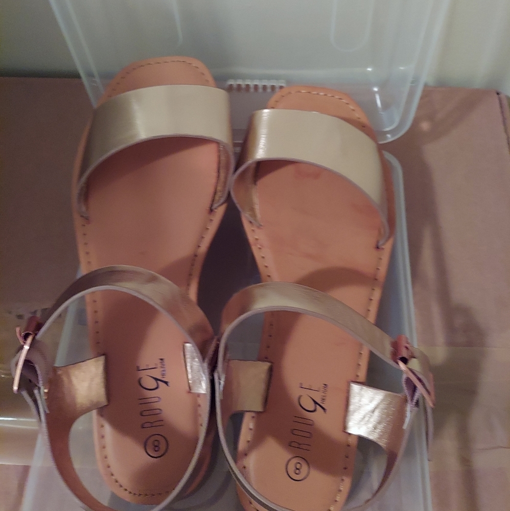 Rose gold Sandals